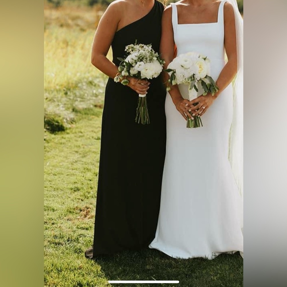 Black bridesmaids dress